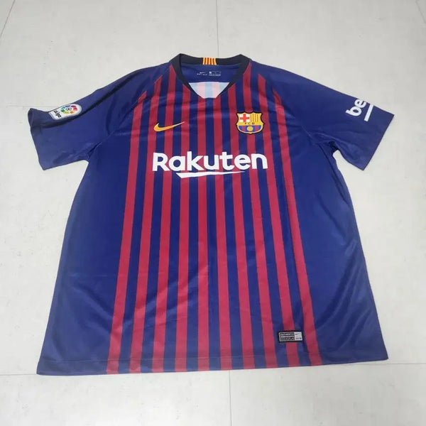 [BUNJANG] Nike Barcelona 18-19 Jersey (No Name Set, International XL) / 나이키 바르셀로나 18-19 유니폼(노마킹 해외XL)