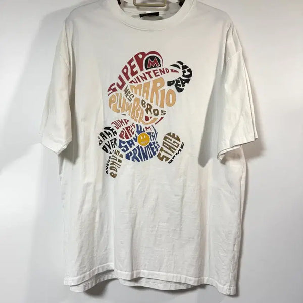 [BUNJANG] Super Mario Short Sleeve T-Shirt / 귀여운 슈퍼 마리오 반팔티 2-3XL