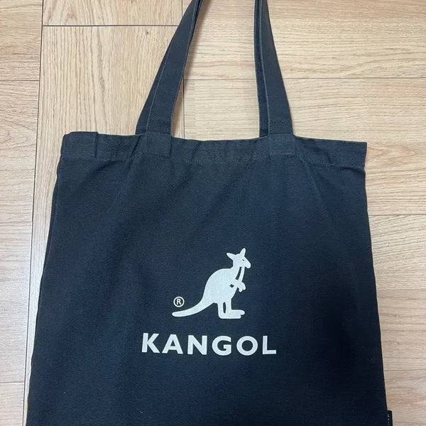 [BUNJANG] Kangol Canvas Tote Bag Eco Bag Black / 캉골 캔버스 토트백 에코백 블랙