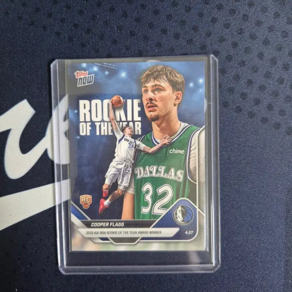[BUNJANG] Tops Now NBA Dallas Rookie of the Year Commemorative Cooper Flag Basketball Card / 탑스 나우 NBA 댈러스 신인왕 기념 쿠퍼 플래그 농구 카드