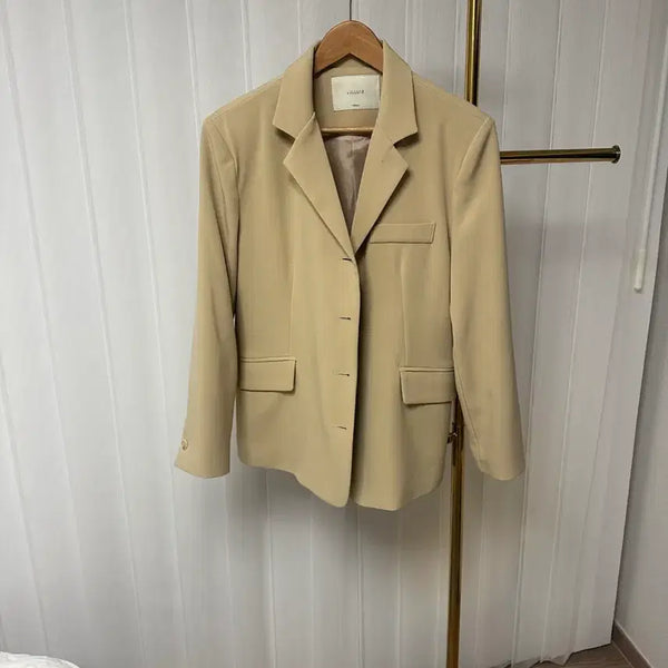 [BUNJANG] Beige Blazer / 베이지색 블레이저