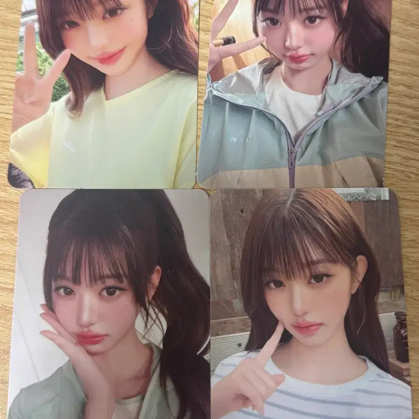 [BUNJANG] IVE Jang Wonyoung Photocard Set (4 pcs) / 미개봉아이브 장원영 포토카드 정원영 포카 판매