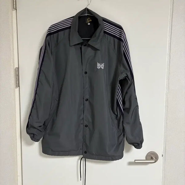 [BUNJANG] Needles x LHP Coach Jacket Grey M / 니들스xLHP콜라보 코치자켓 그레이M