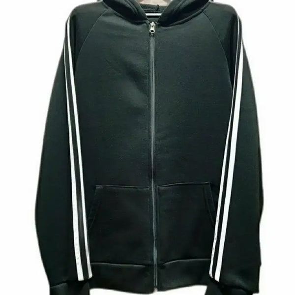 [BUNJANG] Fleece Lined Training Set XL Black / 2선 기모트레이닝세트