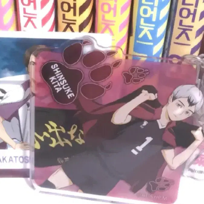 [BUNJANG] Haikyuu Shinsuke Kita Acrylic Keyring Bundle Set / 하이큐 키타 신스케 아크릴 키링 일괄