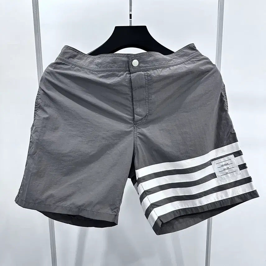 [BUNJANG] Thom Browne Signature Stripe Nylon Shorts / 톰브라운 사선완장 나일론 숏 팬츠 / 3