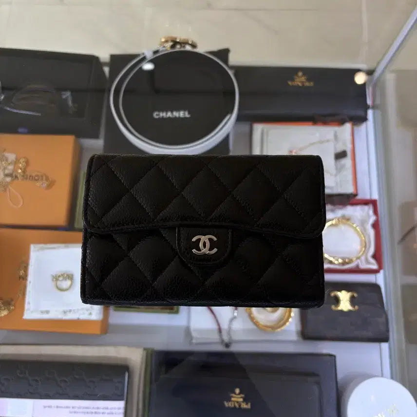 [BUNJANG] Chanel Flap Medium Wallet / [정품] 샤넬 플랩 중지갑