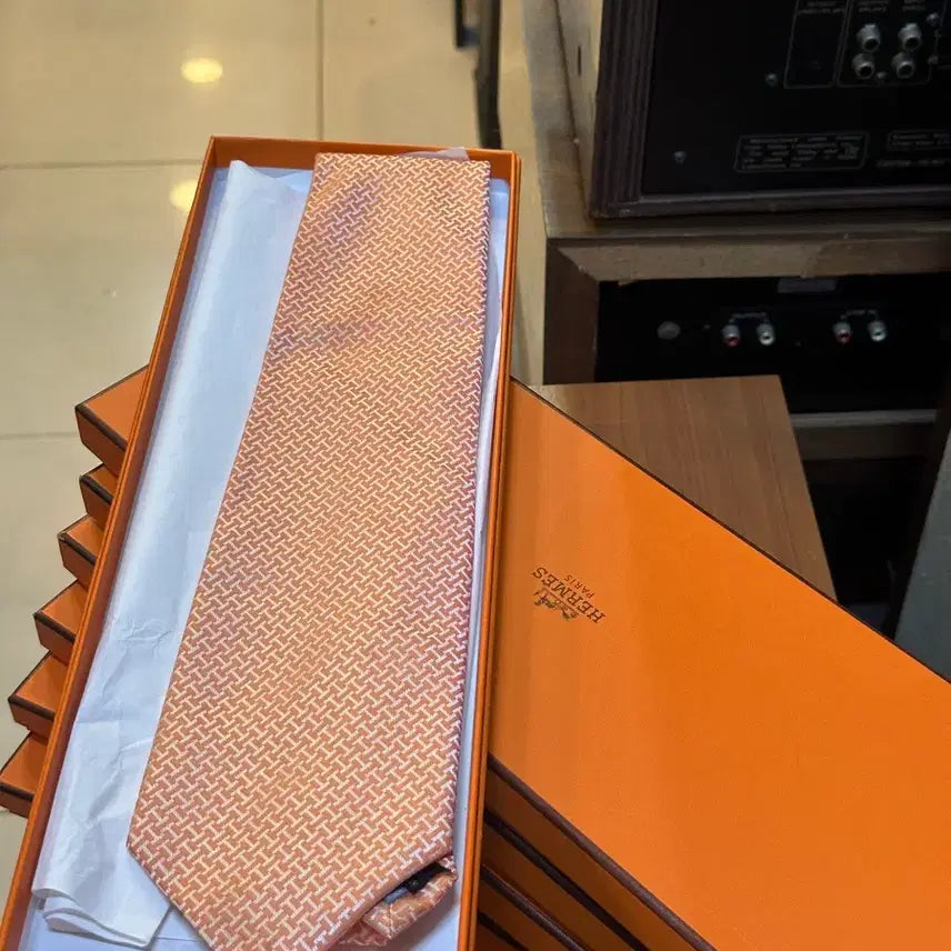 [BUNJANG] Hermes 10-Piece Tie Collection (Box Included) / 에르메스(HERMES) 넥타이 10종 일괄/개별 판매 (박스 포함)