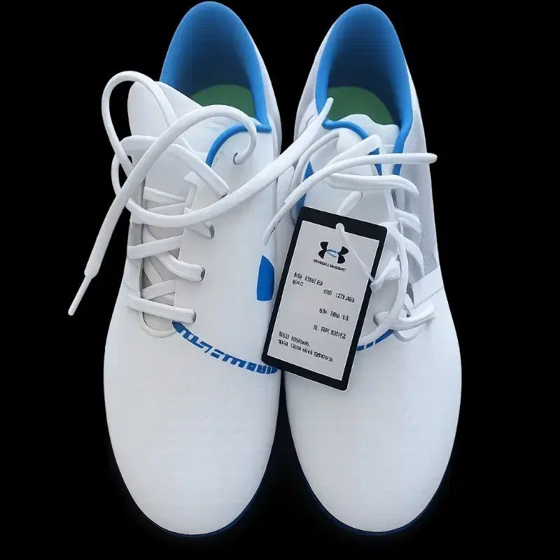 [BUNJANG] Under Armour White Blue Soccer Cleats / 언더아머 축구화 화이트 블루