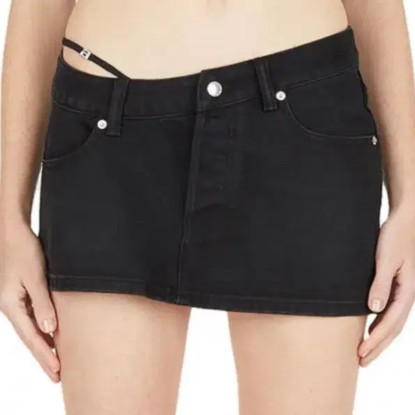 [BUNJANG] Alexander Wang Logo Bikini Skirt Black / 알렉산더왕 로고 비키니 스커트