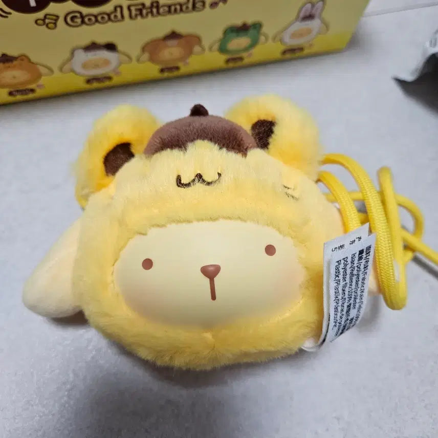 [BUNJANG] Toptoy Pompompurin Plush Keychain/Necklace (Sealed) / 정품 탑토이 폼폼푸린 인형 키링/목걸이(미개봉1)