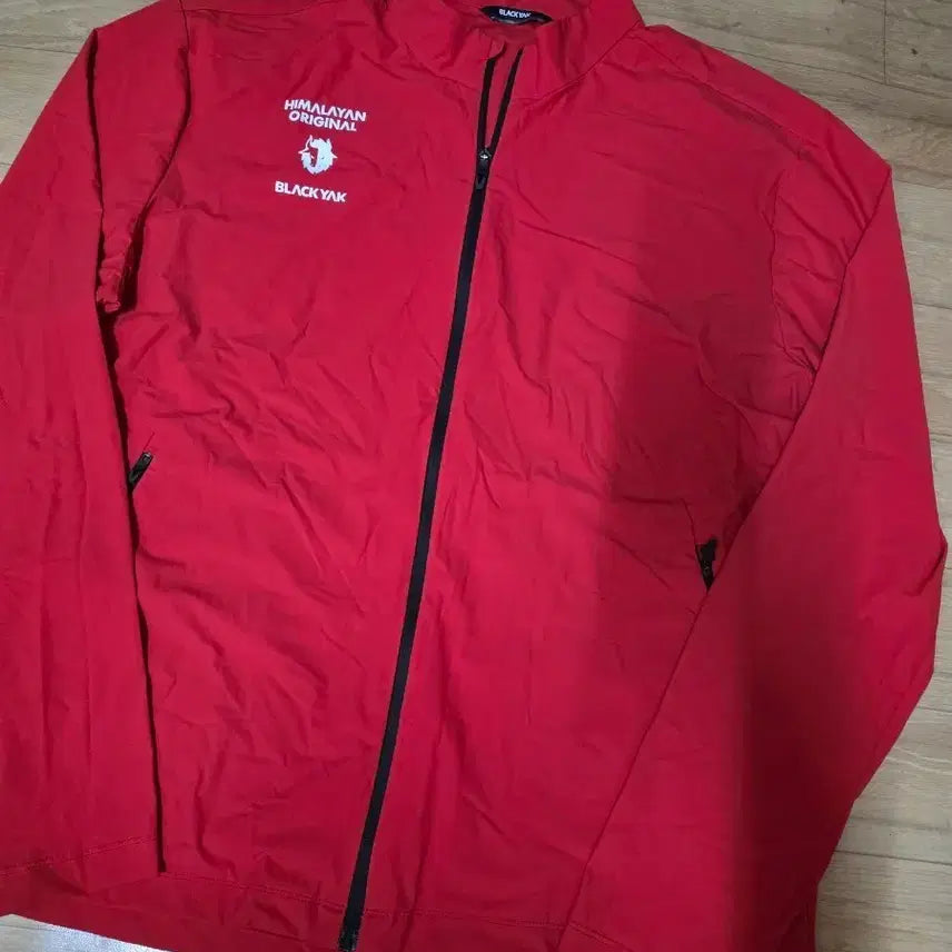 [BUNJANG] Black Yak Himalaya Windbreaker Zip-Up Jacket Red 115 / 블랙야크 히말라야 바람맏이  집업 자켓 레드 115