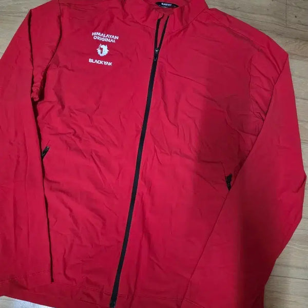 [BUNJANG] Black Yak Himalaya Windbreaker Zip-Up Jacket Red 115 / 블랙야크 히말라야 바람맏이  집업 자켓 레드 115