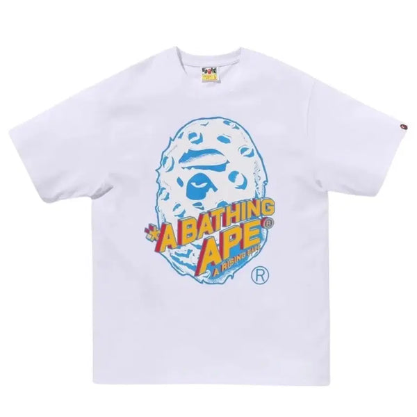 [BUNJANG] BAPE Moon Ape Head T-Shirt White XL / 베이프 문 에이프 헤드 티셔츠 화이트 팝니다