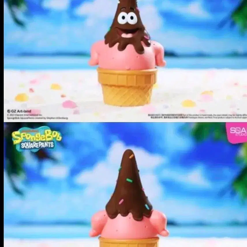 [BUNJANG] SOAP Studio SpongeBob Patrick Chocolate Waffle Cup Figure / SOAP Studio 네모바지 스폰지밥 뚱이 초콜렛 와플컵 피규어