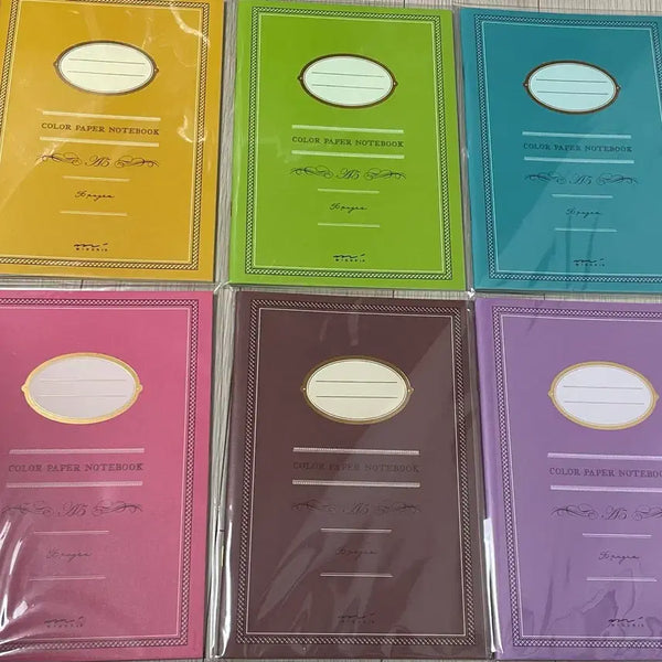 [BUNJANG] Midori Color Inserts A5 Notebook Bundle / 미도리 컬러 속지 노트 a5 미사용 일괄