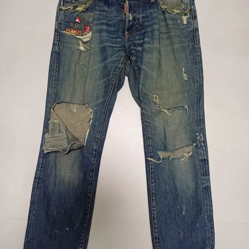 [BUNJANG] Dsquared2 46 12FW Multi-Wappen Slim Jeans / 핫세일) 디스퀘어드2 46 정품