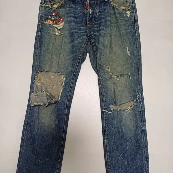[BUNJANG] Dsquared2 46 12FW Multi-Wappen Slim Jeans / 핫세일) 디스퀘어드2 46 정품
