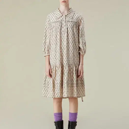 [BUNJANG] Thursday Island 23SS Semi-Open Shirt Dress / 23SS THURSDAY ISLAND 반오픈 셔츠형 원피스