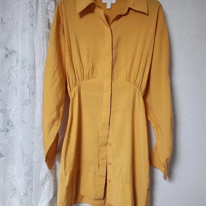 [BUNJANG] COS Yellow Shirt Dress / COS 셔츠 원피스 옐로우