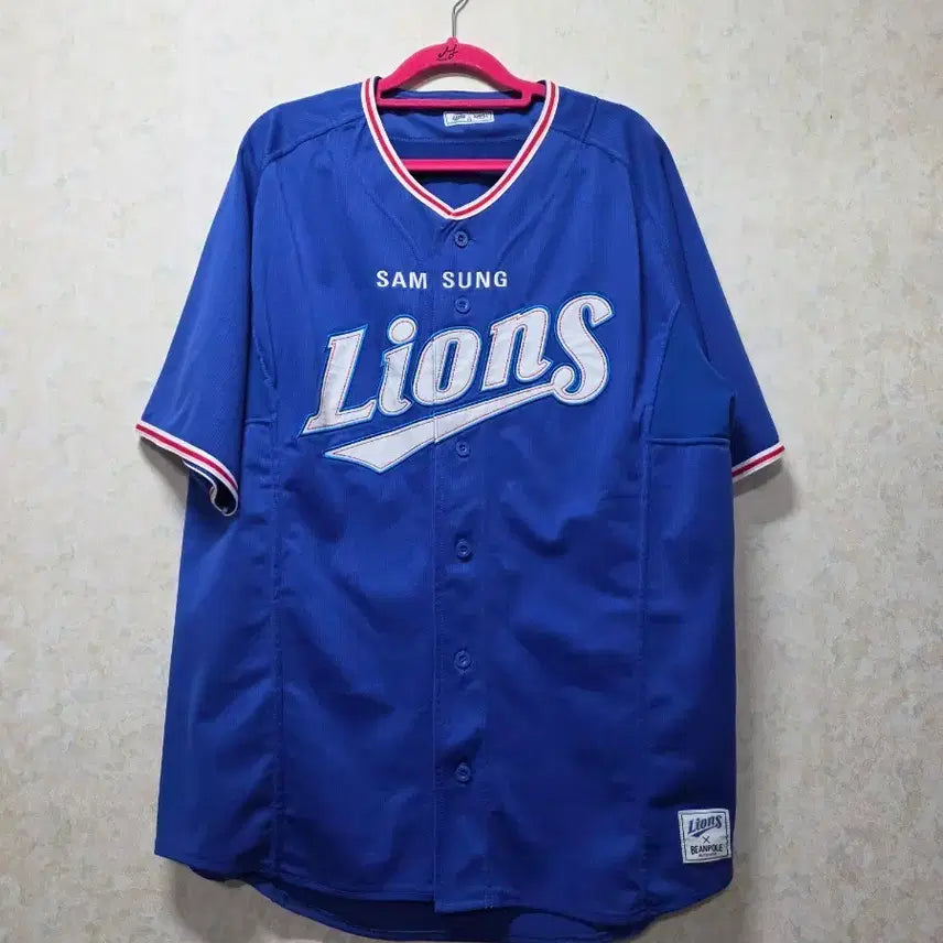 [BUNJANG] Samsung Lions Galaxy Baseball Uniform Size 110 / (무료배송)삼성라이온즈 갤럭시 유니폼