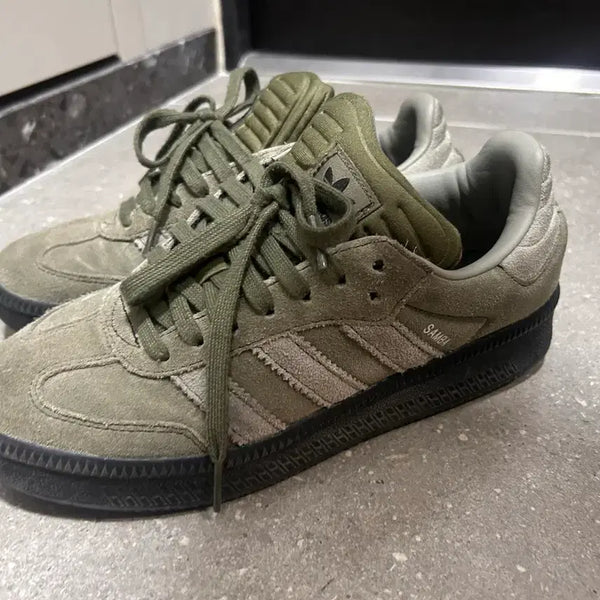 [BUNJANG] Adidas Samba 260 Beige/Black / 아디다스 삼배 베이지 블랙 260