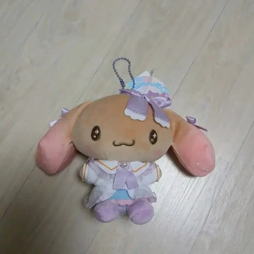 [BUNJANG] Sanrio Cinnamoroll Friends Mocha Dreamy Idol Mascot Doll Keychain / 산리오 시나모롤 프렌즈 모카 드리미 꿈꾸는 아이돌 마스코트 인형 키링