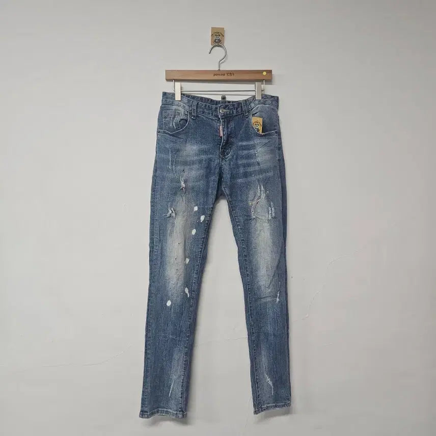 [BUNJANG] DSQUARED2 Jeans Washed Paint Distressed / [31] 디스퀘어드2 청바지 워싱 페인트 디스트로이드 95 (E83)