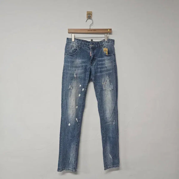 [BUNJANG] DSQUARED2 Jeans Washed Paint Distressed / [31] 디스퀘어드2 청바지 워싱 페인트 디스트로이드 95 (E83)