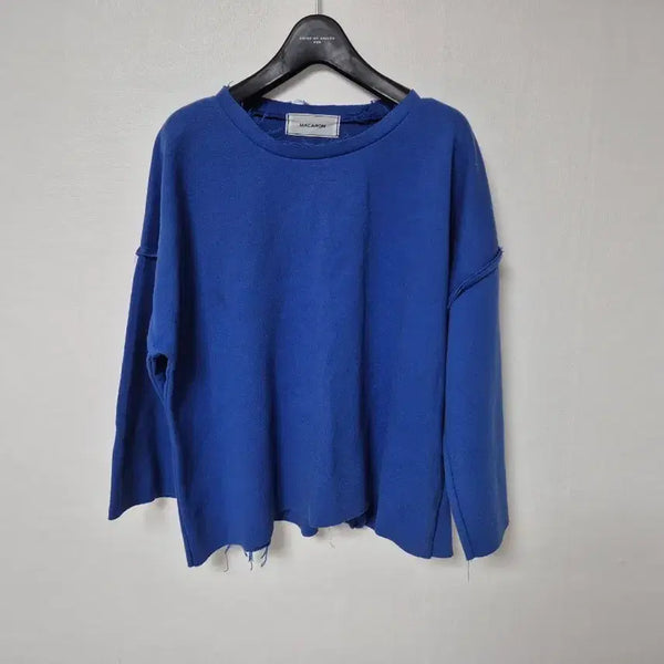 [BUNJANG] VACARON Blue Sweatshirt / 여성용 VACARON 블루 맨투맨 FREE