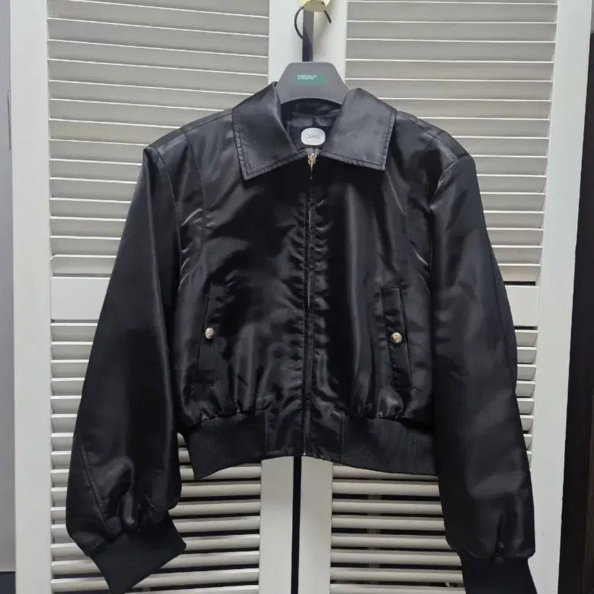 [BUNJANG] DUEL Waist Banding Crop Jumper Spring/Autumn / 듀엘 허리밴딩 크롭 점퍼 2024년제품