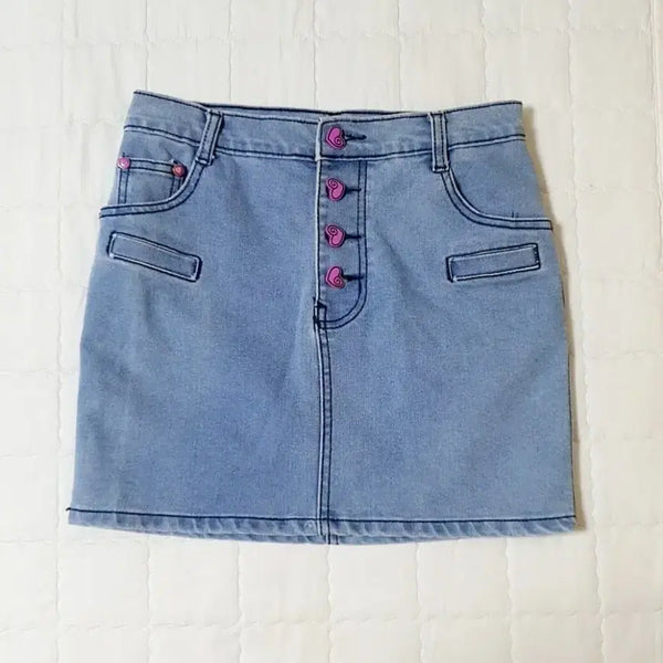 [BUNJANG] Babygirl Light Wash Denim Skirt / [새상품] 베이비걸 연청 데님 스커트