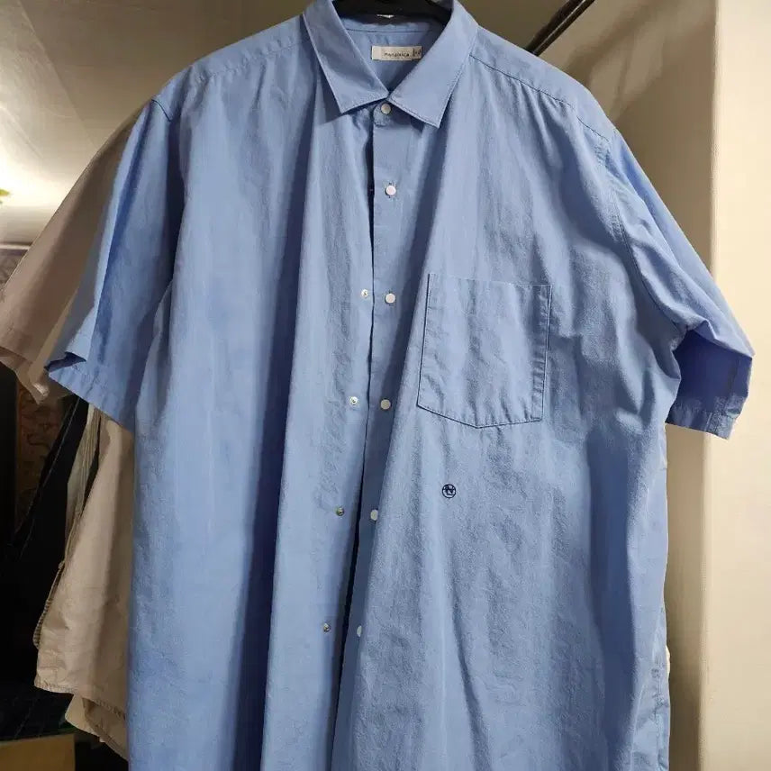 [BUNJANG] nanamica Regular Windshirt Short Sleeve XL / 나나미카 윈드셔츠 반팔 XL