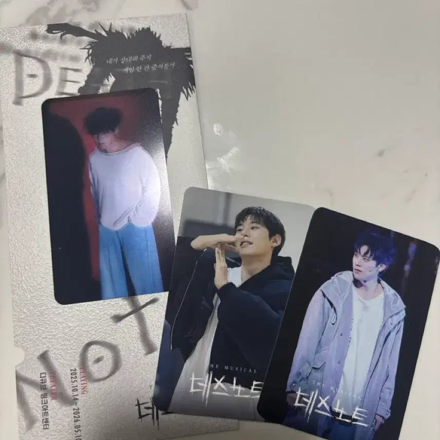 [BUNJANG] Death Note Musical Kim Sung Cheol MD Photocard / 데스노트 김성철 증정 엠디 포카
