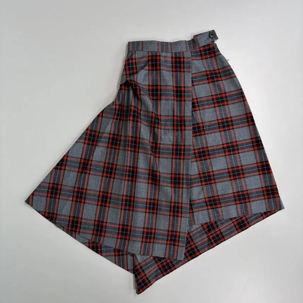 [BUNJANG] Vivienne Westwood Tartan Check Asymmetrical Skirt / [정품/새상품] 비비안웨스트우드 타르탄 체크 언밸런스 스커트