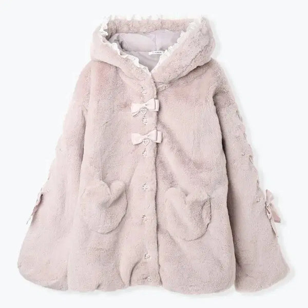 [BUNJANG] NOEMIE Usamimi Fur Parka Pink / 실물사진추가)노에미 NOEMIE 우사미미 퍼파카 핑크 판매