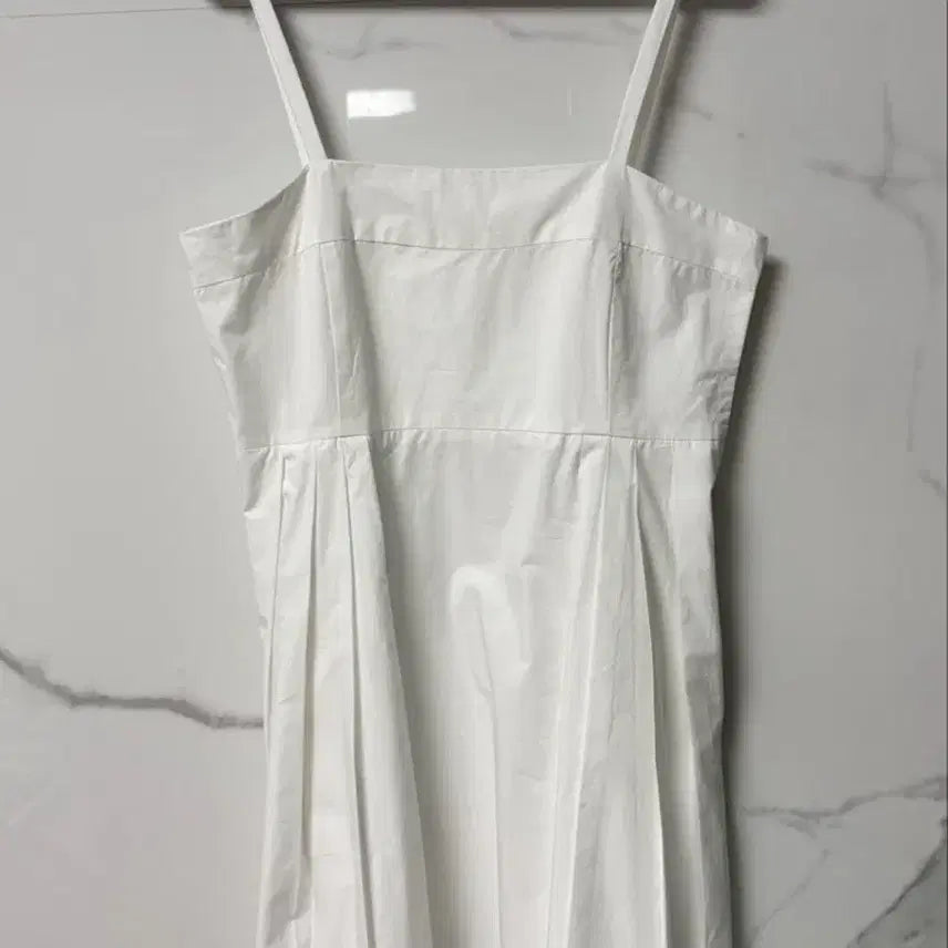 [BUNJANG] White Cotton Mini Dress / 화이트 코튼 미니 원피스