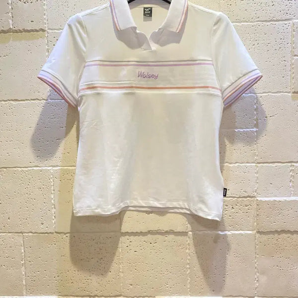 [BUNJANG] Wolsey Women's Golf Short-Sleeve Polo Shirt (M) / 25년거의새옷)Wolsey 여성 골프 반팔티 95 (M)