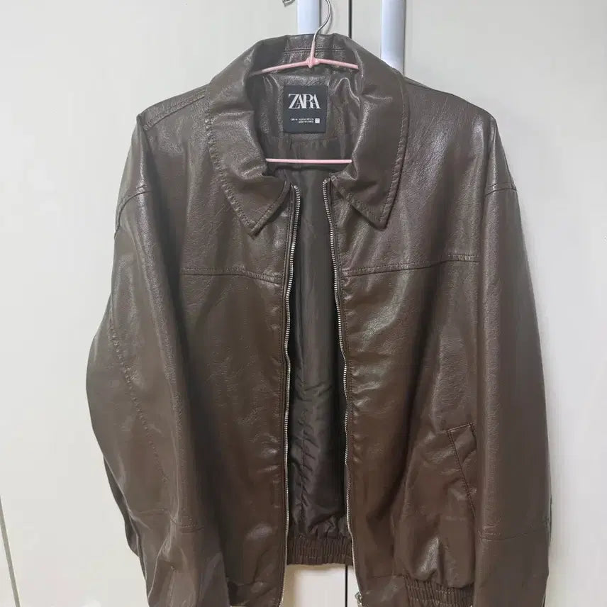 [BUNJANG] Zara Leather Jacket / 자라 가죽 자켓
