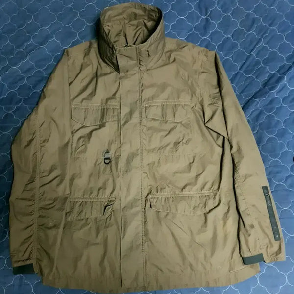 [BUNJANG] Adidas Terrex Multi-Pocket Ultra-Light Windbreaker Jacket Olive / (빈티지) 아디다스 테렉스 멀티포켓 초경량 바람막이 올리브(2XL)