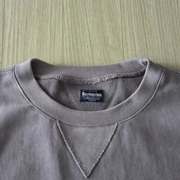 [BUNJANG] Heritage Floss Short Sleeve Sweatshirt XL / 헤리티지플로스 반팔 스웻 XL