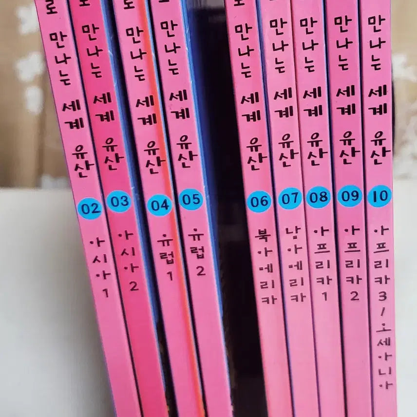[BUNJANG] Kyowon World Heritage Through Maps Learning Comic Series (9 Books) / [교원] 지도로 만나는 세계유산