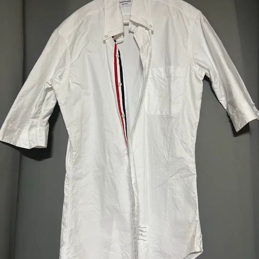 [BUNJANG] Thom Browne Short Sleeve Shirt / (1) 톰브라운 반팔 셔츠