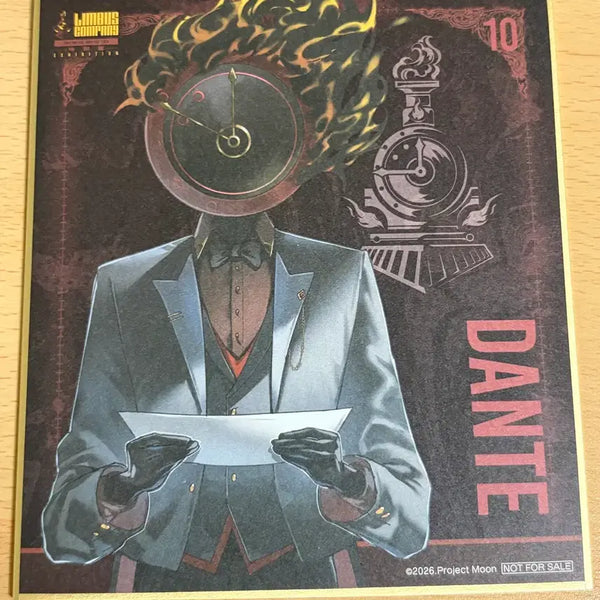 [BUNJANG] Limbus Company Dante Exhibition Exclusive Shikishi / 림버스 컴퍼니 전시 특전 색지 단테