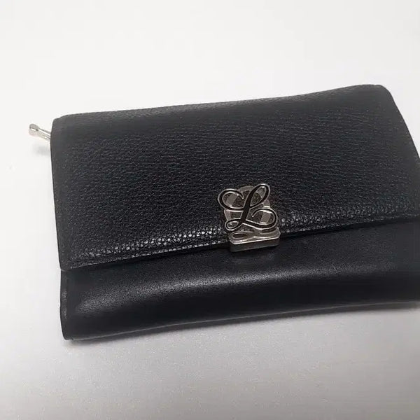 [BUNJANG] Louis Quatorze Black Trifold Wallet / 루이까또즈 블랙 삼단 지갑