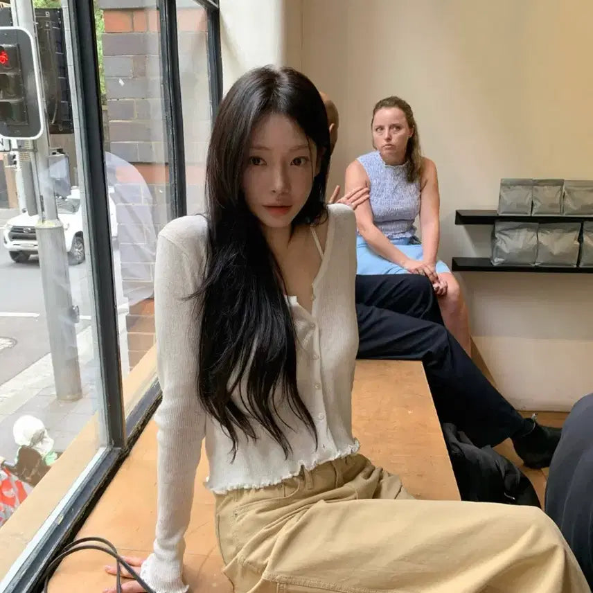 [BUNJANG] Leeds Noah Carpenter Pants Beige / Leeds 샵리즈 노아 카펜터 팬츠 베이지 새상품 숏m
