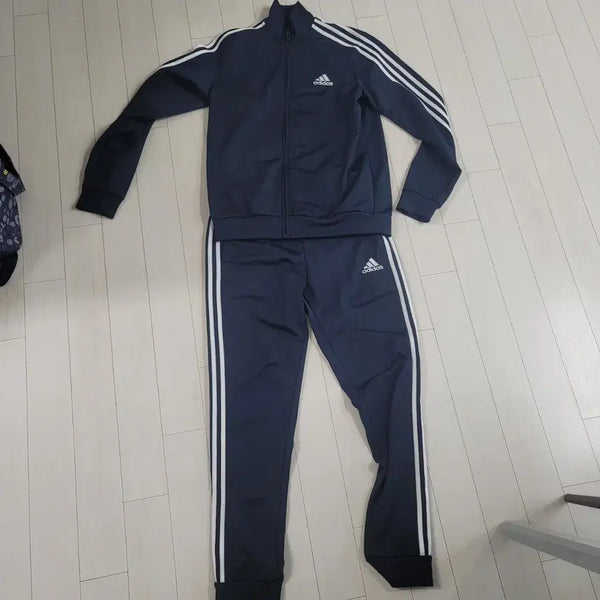 [BUNJANG] Adidas Training Suit Set Navy Large / 아디다스 트레이닝복 세트 네이비 라지