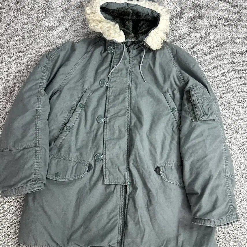 [BUNJANG] US Military Original N-3B Parka (Large) / 미군 오리지날 n3b L
