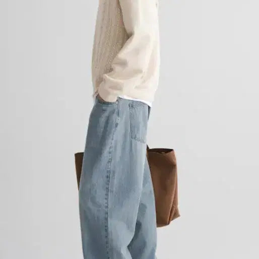 [BUNJANG] 8SECONDS Light Wash Denim Jeans (Size 32) / 에잇세컨즈 연청.  80(32사이즈)