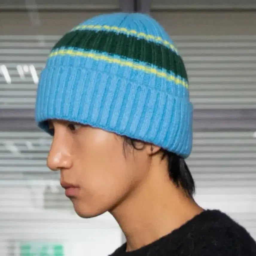 [BUNJANG] Blue Beanie Hat / 미사용 블루 비니 모자